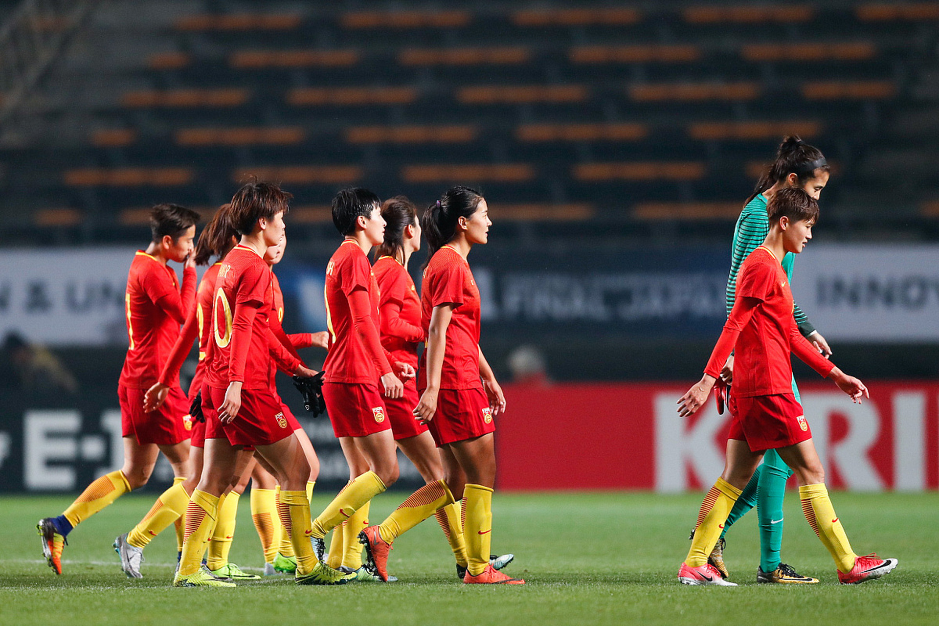 中国女足在比赛中展现强大实力